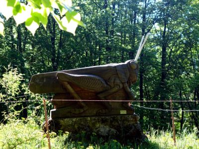 Franken mit Kindern im Wenglein Park in Eschenbach